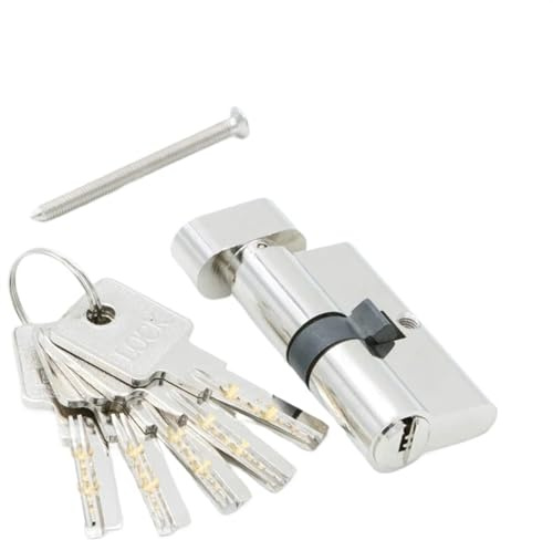Upvc Door Locks, Barrel Locks With Keys Door Locks Security Lock Cylinders 55 60 65 70 75 80mm Uso apto para 35- 50mm Thickness Door Lock Uso apto para Home Core Lock Cylinders 5Keys(100mm50add50)