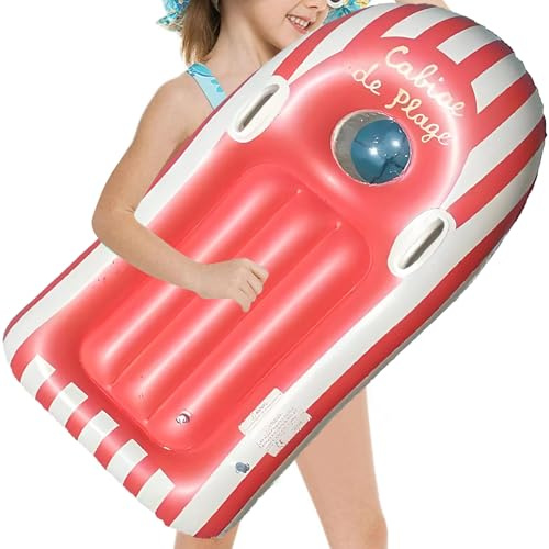 Aufblasbare Körperboard, Tragbares Schwimmbrett Mit Griffen, Schwimmspielzeug Für Draußen Im Wasser Zum Skaten Schnorcheln Wellenreiten Strandspaß Sport See