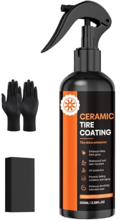 Brillo De Neumáticos Spray de 100 ml impermeable larga duración sin