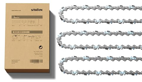 3 tallox Sägeketten 3/8 1,1 mm 45 TG 30 cm Schwert kompatibel mit BOSCH Greenworks