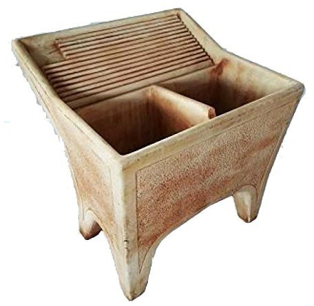 ARTISTICA GRANILLO LAVABO in Cemento, LAVELLO, LAVATOIO, Misure: 80X73 H80 CM.