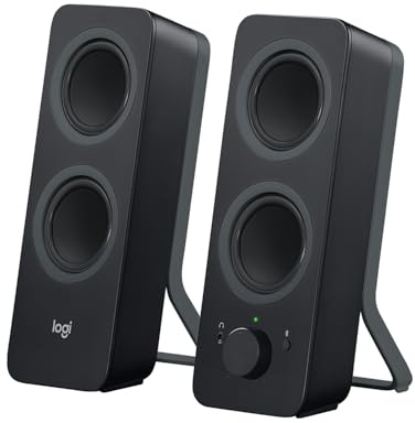 Logitech Z207 2.0 Stereo Computer Speakers with Bluetooth