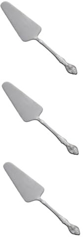 3st Griff Kuchen Spachtel Gravierter Tortenausstecher Tortenheber Gebäck Server Backschaufel Lasagne Kuchenspatel Backspatel Steakspatel Rostfreier Stahl Metall Pfannkuchen