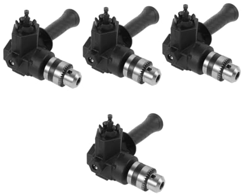 Hemobllo 4-teiliges Winkelbohrer-zubehör 90-grad-eckschrauben-bit-adapter Elektrischer Bohrer-adapter Für Heimwerker Und Automobile