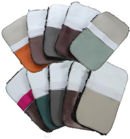 COLLBATH 10pcs Imitation Wool Shoes Polishing Gloves for Shoes Care Cleaner Multipurpose Cleaner Soft Bristle Brush for Shine and Scrubbing Gloves for Cleaning at Home Random Color