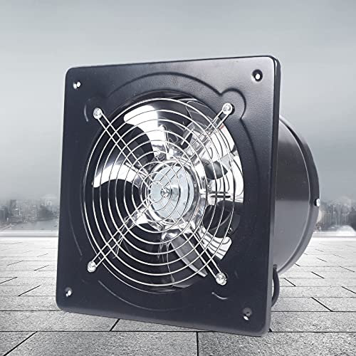 OMGGYER Ventilatore assiale, 250 mm, 850 m³/h, ventilatore da parete, per finestre, per ventilazione, raffreddamento e cucina, bagno, garage, piano inferiore