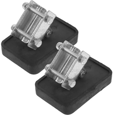 Holibanna 2pcs Ladder Foot Pads Rubber Stabilizers Ladder Leg Protective Covers for Home Workshop Safety Slip Parts