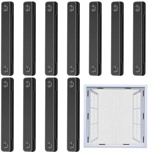 Cierre Magnético Para Mosquiteras | Autoadhesivo 12 Piezas Cierres Para Mosquiteras | Accesorios Para Ventanas De Restaurante Escuela Entradas Dormitorio Oficinas
