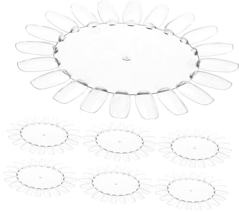 VICASKY 10pcs Nail Art Practice Card Acrylic Nail Polish Chart for Beginners Accessories