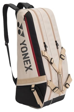 YONEX Gearlogic Raquet Bag Schlägertasche Tennis Unisex beige