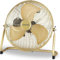Champagne Gold Sturdy Metal High Velocity Cold Air Circulator Adjustable Floor Fan with 3 Speed Settings (14)