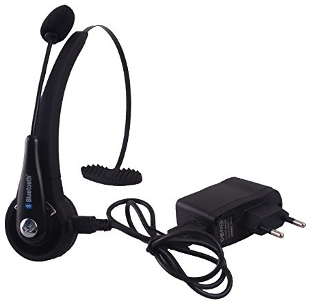 OSTENT Wireless Headset Headphone Earphone Mic & Volume Control Compatible for Sony PlayStation PS3