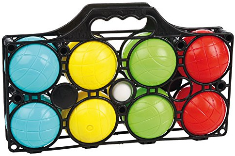 Haberkorn Boccia Boule für Kinder in Tragebox 8 Kugeln 4 Farben