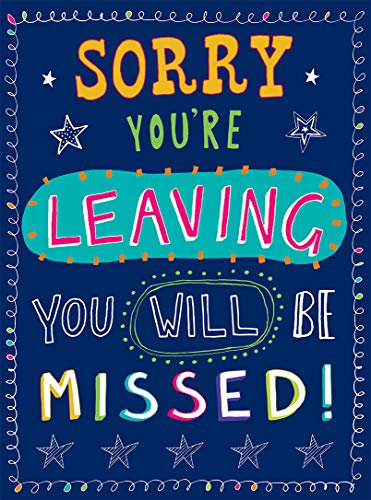 Piccadilly Greetings Biglietto tradizionale grande, 30,5 x 22,9 cm, arancione