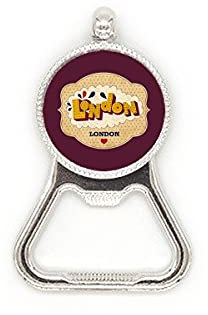 Umbrella UK London Stamp British Metal Beer Bottle Cap Opener Duty Stainless Steel