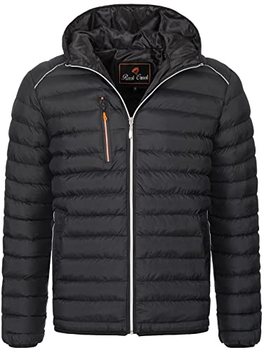 Rock Creek Steppjacke Herren Übergangsjacke H-317 | Wattierte Thermojacke für Männer, bequeme Freizeitbekleidung für Herbst, Alltag, Reisen und Outdoor-Aktivitäten