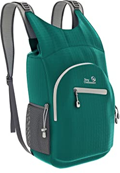 Outlander 100% Waterproof Hiking Backpack Lightweight Packable Travel Daypack(Teal) 25L