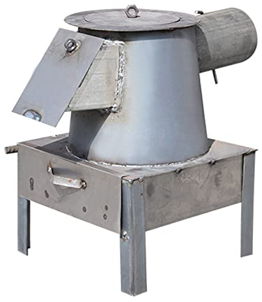 YYUINU Kohlefeuer Aus Reinem Gusseisen, Holzofen, Rauchfreier Kochofen Aus Gusseisen, Mehrzweck-Campingkocher Für Zelt, Innenbereich, Villa, Unterstand, Heizung,A