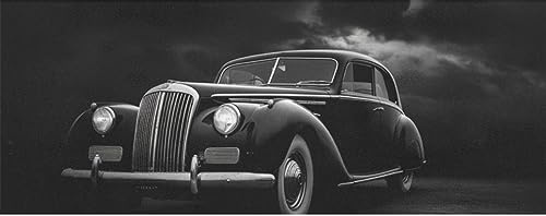 DNOVING 2 Rollen Vintage Auto Geburtstag Geschenkpapier - 147,3 x 58,4 cm Geschenkpapier für Jungen & Mädchen Geburtstag GWP-66564994