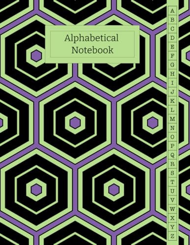 Alphabetical Notebook: A to Z Notebook Organizer Tabs