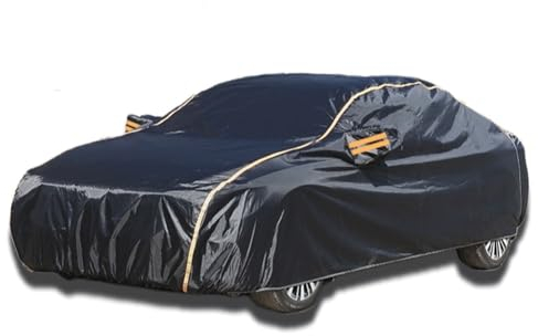 Autoabdeckung für Mercedes-Benz SL 55 AMG (R230),Outdoor-Universal-Autoplane für Vier Jahreszeiten,vollständige Autoabdeckung, regensichere,schneesichere,staubdichte Abdeckung mit Reißverschlusstür (
