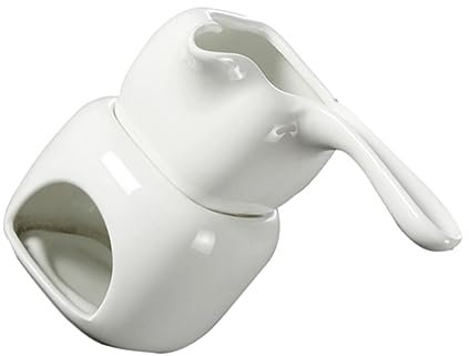 Zerodeko Olla Para Derretir Queso y Chocolate Utensilios De Cerámica Resistente Altas Temperaturas