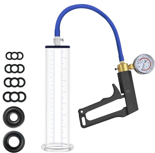 Male Enhancement Pump System,Penis Extender Vacuum Pump 9 x 2 inch Cylinder,Sex Toys - Male Sex Toys for Men, Adult Toys for Men