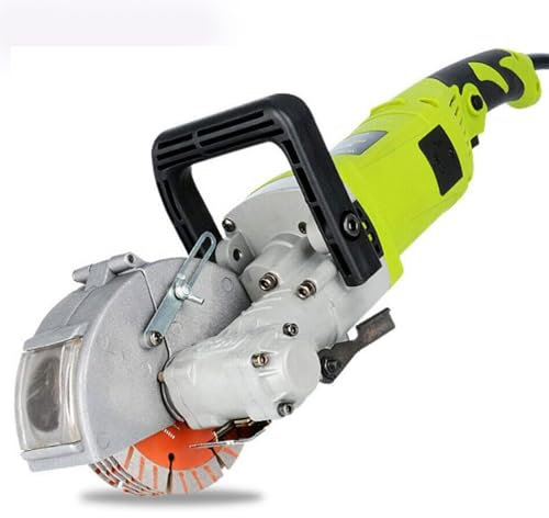 Fresa ranuradora de muros, 4000 W, 7500 r/min, fresadora de muros, fresadora de pared de hormigón, máquina de corte de pared con hoja de sierra, bomba de agua, cazador de pared eléctrica para cortar