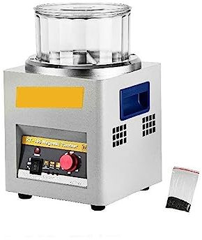 Lucidatrice for gioielli con bicchiere magnetico KT-185 Mini lucidatrice for finiture in metallo AC 110V / 220V Lucidatrice for parti di precisione in oro, Potente ed efficiente