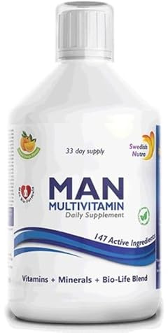 Man Multi S.NutraSupplements Orangengeschmack, 500 ml