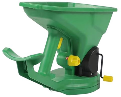 CIYODO planteur épandeur de Manuel portatif Portable jardinière portative épandeur à Gazon Primer Gommage Main Engrais épandeurs de pour pelouses semoir portatif Plastique