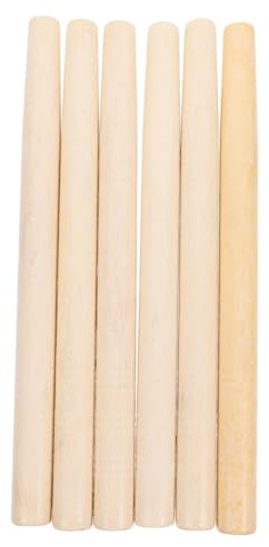 BESPORTBLE 6pcs Wooden Garden Tool Handles Replacement Handles for Hoes Rakes Sickles