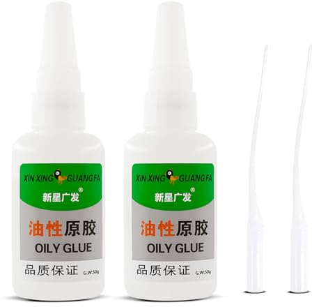 2 Stück Schweißen Öliger Kleber 50g,Oily Glue,Schnelle Reparatur Klebstoff,Super Kleber Klebstoff,Multifungctional Glue Extra Stark für Kunststoff Metall Keramik Leder Harz