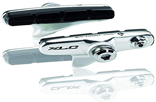 XLC Bremsschuhe Cartridge Road BS-R02 4er Set 55 mm, schwarz/silber, 2500386000