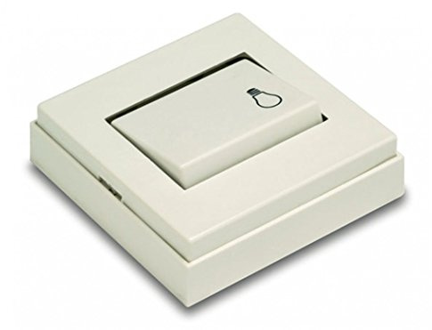 FAMATEL – Pulsador luz | Serie 5000 | 65 x 65 mm | 10A | 250V | Blanco