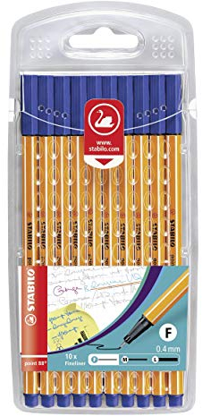 STABILO - Fineliner - point 88-10er Etui - blau