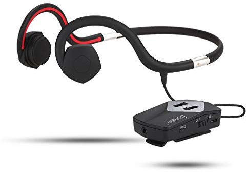 YODZ Bone Conduction Elderly Headphones, Sound Amplifier 7 Adjustable Bands, Built-In Battery, Sport TV Open-Ear Wired Elderly Headset