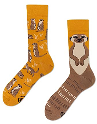 Many Mornings Unisex The Meerkat Socken