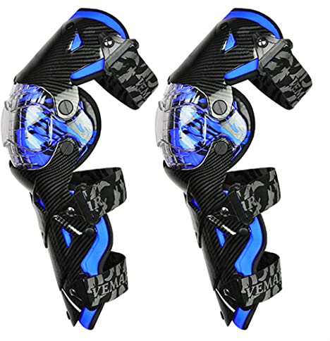 Hcclijo Motorrad Knieschoner Herren Schutzausrüstung Knie Gurad MX DH Motorrad Knieschoner Ausrüstung Motocross Motorrad Knie A6