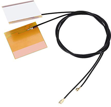 SALALIS 2PCS Mini Antena WiFi Incorporada conector wifi para pc G1 Laptop WiFi Cable antena wifi portatil Laptop 2.4G / 5G Antena WiFi Incorporada, Seal Antennes et amplificateurs