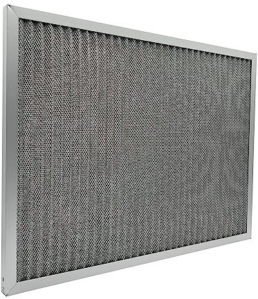 wioAIR Washable Air Filter(18 x 24 x 1), Aluminum Electrostatic Air Filter for Furnace and Central Air Conditioner