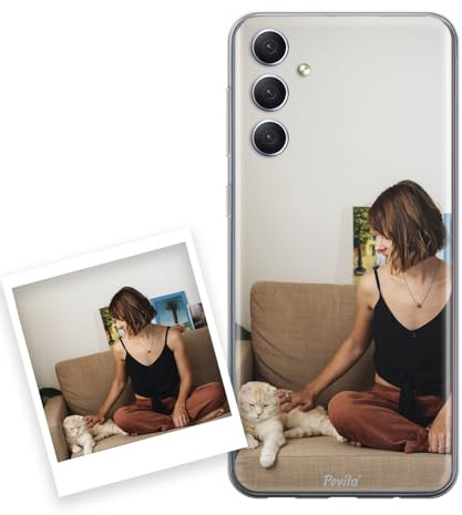 Pevita Personalisierte Hülle für Samsung Galaxy A34 5G mit Foto
