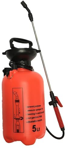 Rurunklee Spruzzatore a pompa da giardino per pompa a pressione per spruzzatore d'acqua 5L | Spruzzatore a mano manuale con rondella Bacchetta nebulizzatore 5L spruzzatore d'acqua per giardino