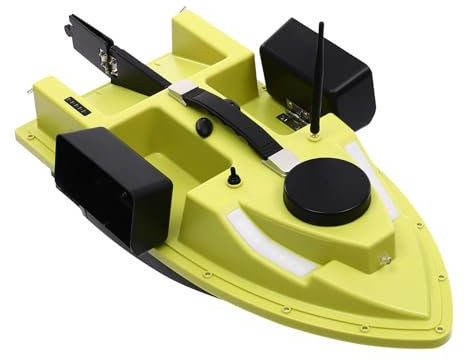 500M Angeln Köder Boot, Köder Boot, Angeln Köder Boot,500M Kabellos Futterboot Mit GPS Köderboot Baitboat Fischerköder LED Fischfinder,40W