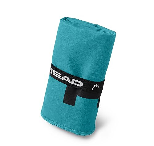 HEAD Active - Toalla Microfibra con Elástico, Toalla Baño Ideal como Toalla Gimnasio y Toalla Playa Grande Ducha 180x90 Secado Rápido, Toallas Baño Grandes Ahora Espacio Toallas Lavabo y Ducha