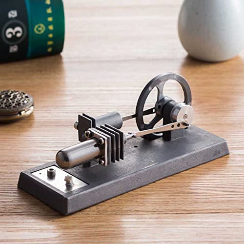Hot Stirling Engine Motor Model, Education Toy Electricity Toys Games Learning Education Science Kits Mechanical Power Generator Kids Physics Kit for Teacher Demonstration Props