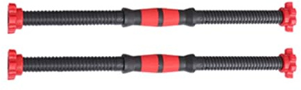 TOGEVAL Set 2pezzi Barre per Manubri da 50cm in Acciaio con Collarini Spinlock e 4 Dadi per Allenamento di Forza e Addominali Palestra Domestica Colore Casuale