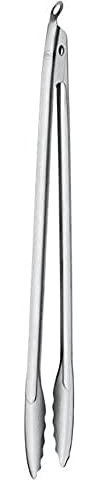 RÖSLE Barbecue-Grillzange, Hochwertige Grillzange mit patentiertem Verschlusssystem zum Grillen, Kochen und Servieren, 40 cm, Edelstahl 18/10, Spülmaschinengeeignet