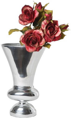 Aluminium Kelchvase M Dekoration Deko Blumenvase Tischvase Artra Silber Dekovase Vase Deko Dekoration