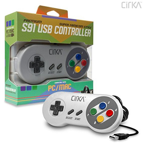 CirKa S91 Premium SNES USB Controller for PC/Mac (Super Famicom)